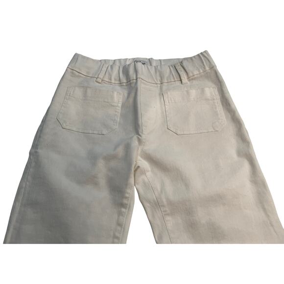 M1-2 BEVY FLOG Women's Jeans Stretch Waist White Size 27 - Picture 3 of 7